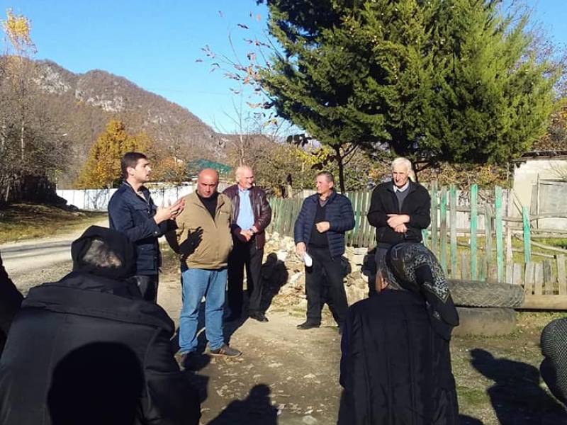 ცაგერის მუნიციპალიტეტის სოფლებში - ლარჩვალში, მახურაში, ისუნდერსა და ზუბში ხელისუფლების...